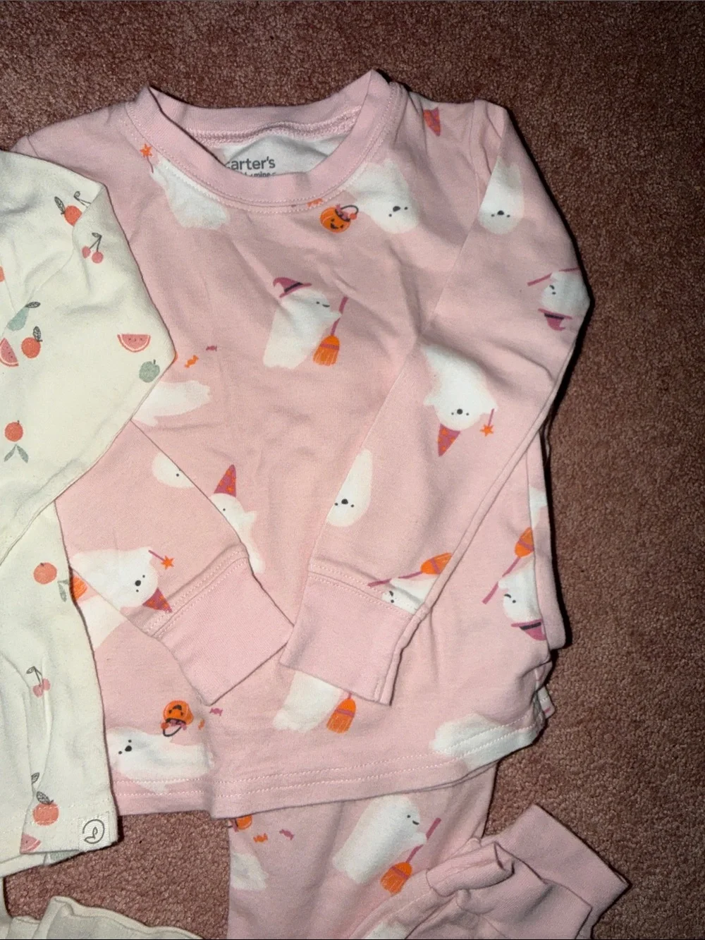 Carter's Red Heart Print Pajama Set with Assorted Character Sets